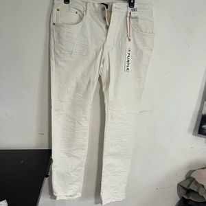 Mens purple brand White denim size 38